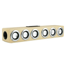 (Grass Green) Wooden Speaker Bluetooth Speaker Box Home Theatre System Woofers For Speakers With Subwoofer Soundbar