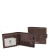 Mens Real Leather Bifold Clip Closure Wallet AV86 Brown 2