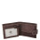 Mens Real Leather Bifold Clip Closure Wallet AV86 Brown 5