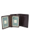 Mens Soft Durable Leather Wallet Cards Coins Notes ID Holder AV111 Brown 6