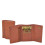 Soft Leather Key Wallet Tri-fold Six Keys Ring Case AV11 Brown 2