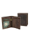 Mens Distressed Leather Wallet Coins Credit Cards Note Case A108 Brown 1