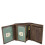 Mens Distressed Leather Wallet Coins Credit Cards Note Case A108 Brown 6