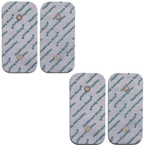 8 x Square And 4 x Large Compex Studded Electrode Tens Pads 2