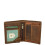 Mens Distressed Leather Wallet Coins Credit Cards Note Case A108 Tan 5