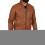 (Cognac, L) Mens Genuine Leather Bomber Jacket Jaxson Cognac 5