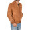 (Tan, 3XL) Mens Genuine Suede Bomber Jacket Roco Tan 4
