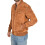 (Tan, 3XL) Mens Genuine Suede Bomber Jacket Roco Tan 5