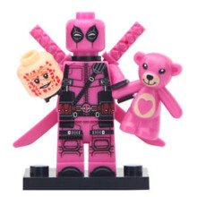 (Deadpool Pink Gwenpool) Marvel Avengers Mini Figures Fit Lego SuperHeroes