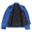 (Blue, M) Mens Real Cowhide Biker Leather Jacket Rock Blue 8