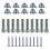 The Magic Toy Shop The Magic Toy Shop Set of 10 Climbing Stones Bolt On Climbing Frame Wall Rock Hold Grab Stone Grip 5