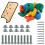 The Magic Toy Shop The Magic Toy Shop Set of 10 Climbing Stones Bolt On Climbing Frame Wall Rock Hold Grab Stone Grip 7