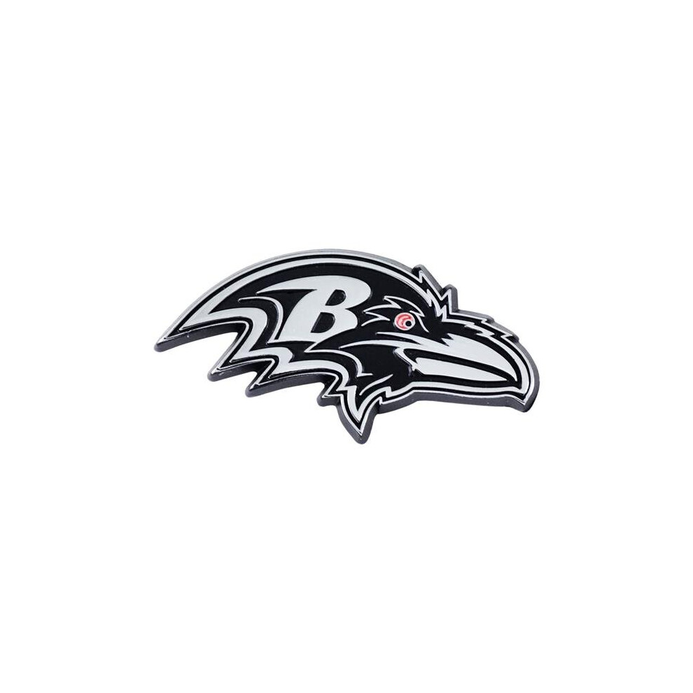 Baltimore Ravens Premium Metal Chrome Auto Emblem 745704248982