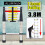 3.8M One Button Retraction Aluminum Telescopic Extension Ladder 1