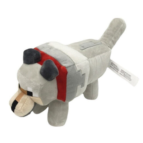 Minecraft Minecraft Plush Toy kids Gift 35cm Big Grey Wolf