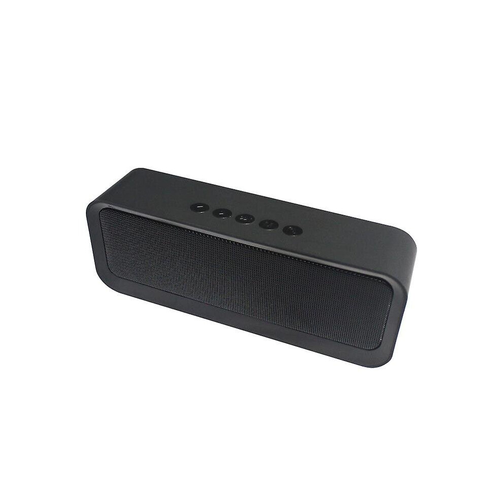 (Black) Wireless Bluetooth Speaker Portable Outdoor Stereo Surround Speaker Subwoofer Black 768643449630