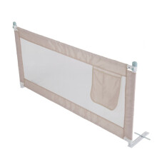 (Beige) 180cm Bed Safety Guards Child Toddler Bed Rail