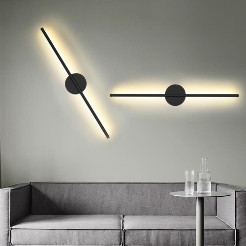 Living And Home (Warm White) Minimalistic Linear LED Wall Sconce 1