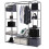 Fabric Wardrobe Clothes Closet Storage Organizer with Hanging Rail 6
