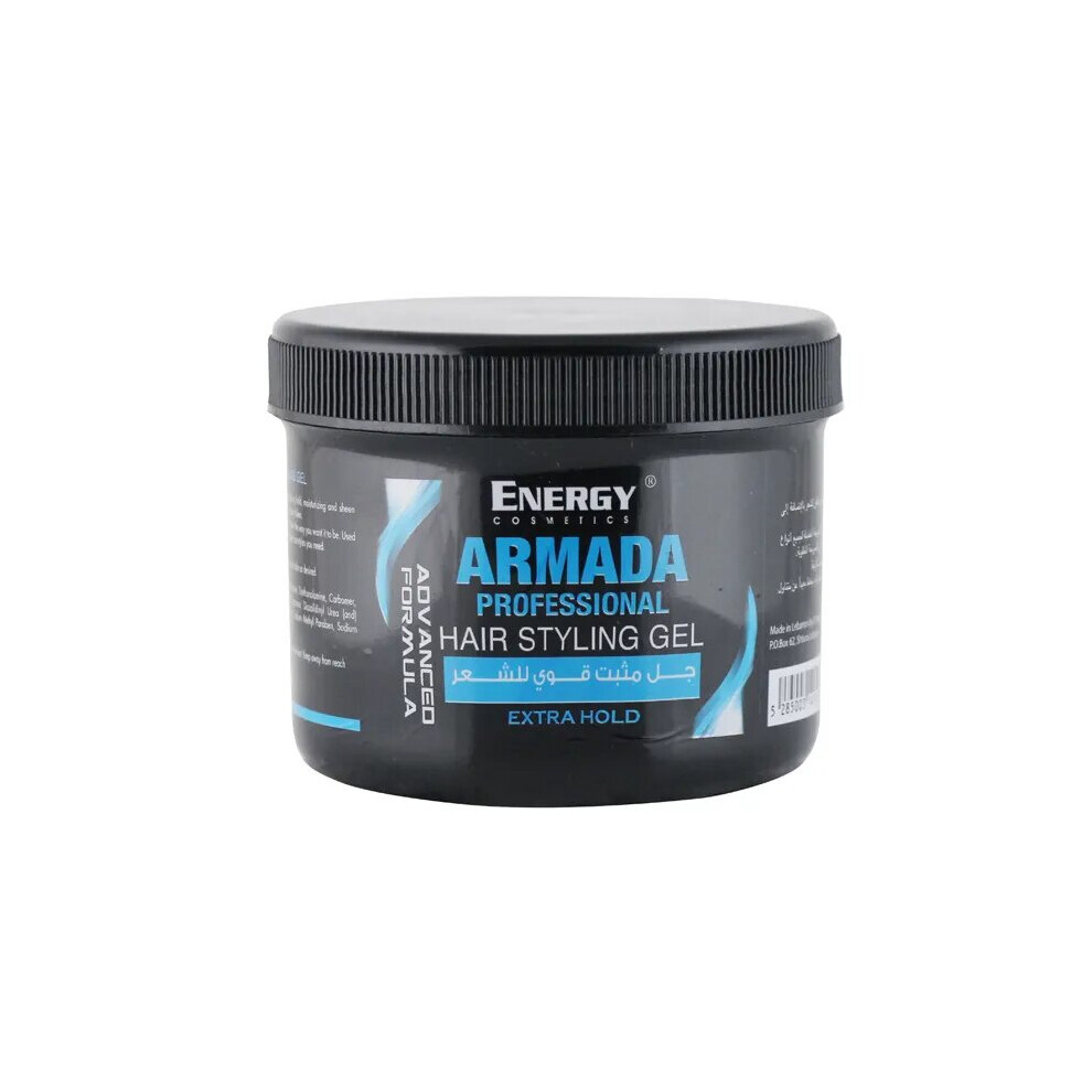 Energy Cosmetics Armada Hair Styling Gel Blue Extra Hold | 500 Ml