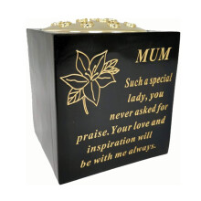Graveside Memorial Rose Bowl Weatherproof Mum Remembrance Ornament