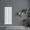 NRG (Vertical 1600x544mm - Single) NRG Flat Panel Designer Bathroom Central Heating Radiator Gloss White Column 1