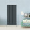 NRG (Double-1800x680 mm) NRG Flat Panel Column Designer Radiator Heater Central Heating Rads Anthracite 1