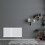NRG (Horizontal 600x1156mm - Double) NRG Flat Panel Designer Bathroom Central Heating Radiator Gloss White Column 1