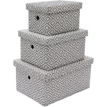 MantraRaj Storage Boxes Rectangular Paper Storage Baskets Home Decor Bathroom Storage Stackable