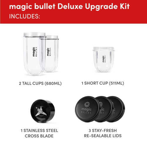 Nutribullet Magic Bullet Deluxe Upgrade Kit 1