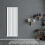 NRG (Vertical 1800x544mm - Single) NRG Flat Panel Designer Bathroom Central Heating Radiator Gloss White Column 1