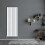 NRG (Vertical 1800x544mm - Double) NRG Flat Panel Designer Bathroom Central Heating Radiator Gloss White Column 1