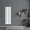 NRG (Vertical 1600x408mm - Single) NRG Flat Panel Designer Bathroom Central Heating Radiator Gloss White Column 1