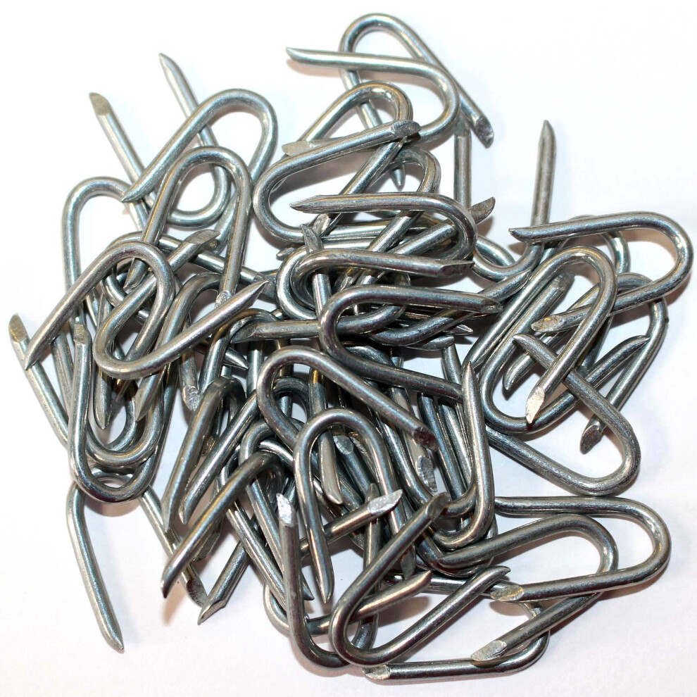 U Nails -Galvanised 20mm Fencing Staples