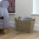 MantraRaj Seagrass Magazine Rack Storage Rack Wicker Ideal Storage for Magazines Newspapers Handles Stylish Curved 4