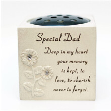 Graveside Memorial Rose Bowl Special Dad Remembrance Ornament