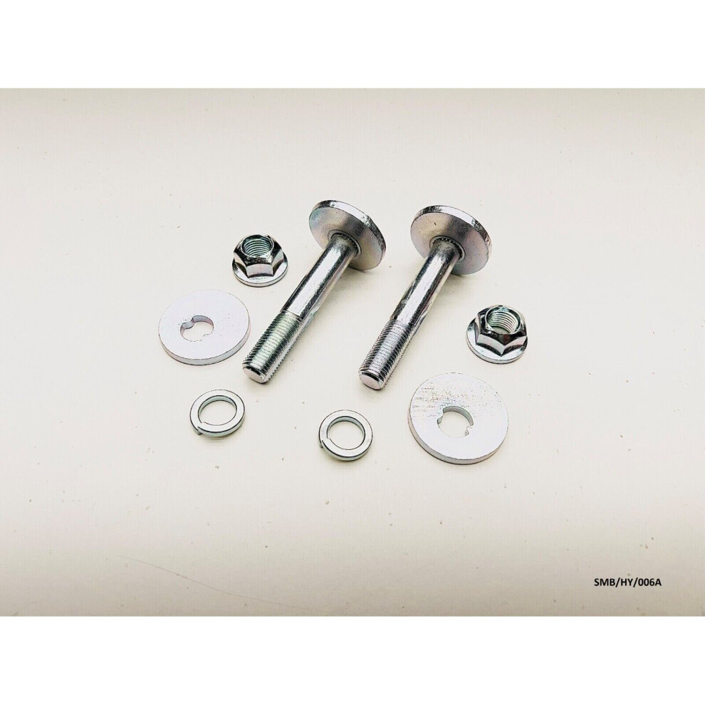 2x Eccentric Camber Adjustment Bolt Kit for HYUNDAI MATRIX 2001-2010 SMB/HY/006A-image-OPC-PB8VR2Y-NEW
