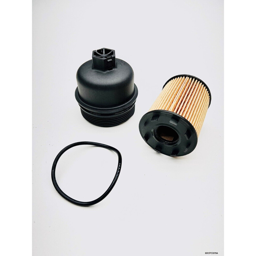 Oil Filter & Cap for FIAT IDEA 1.3D Multijet 2004-2012 EEP/FT/079A-image-OPC-PB8VR8W-NEW