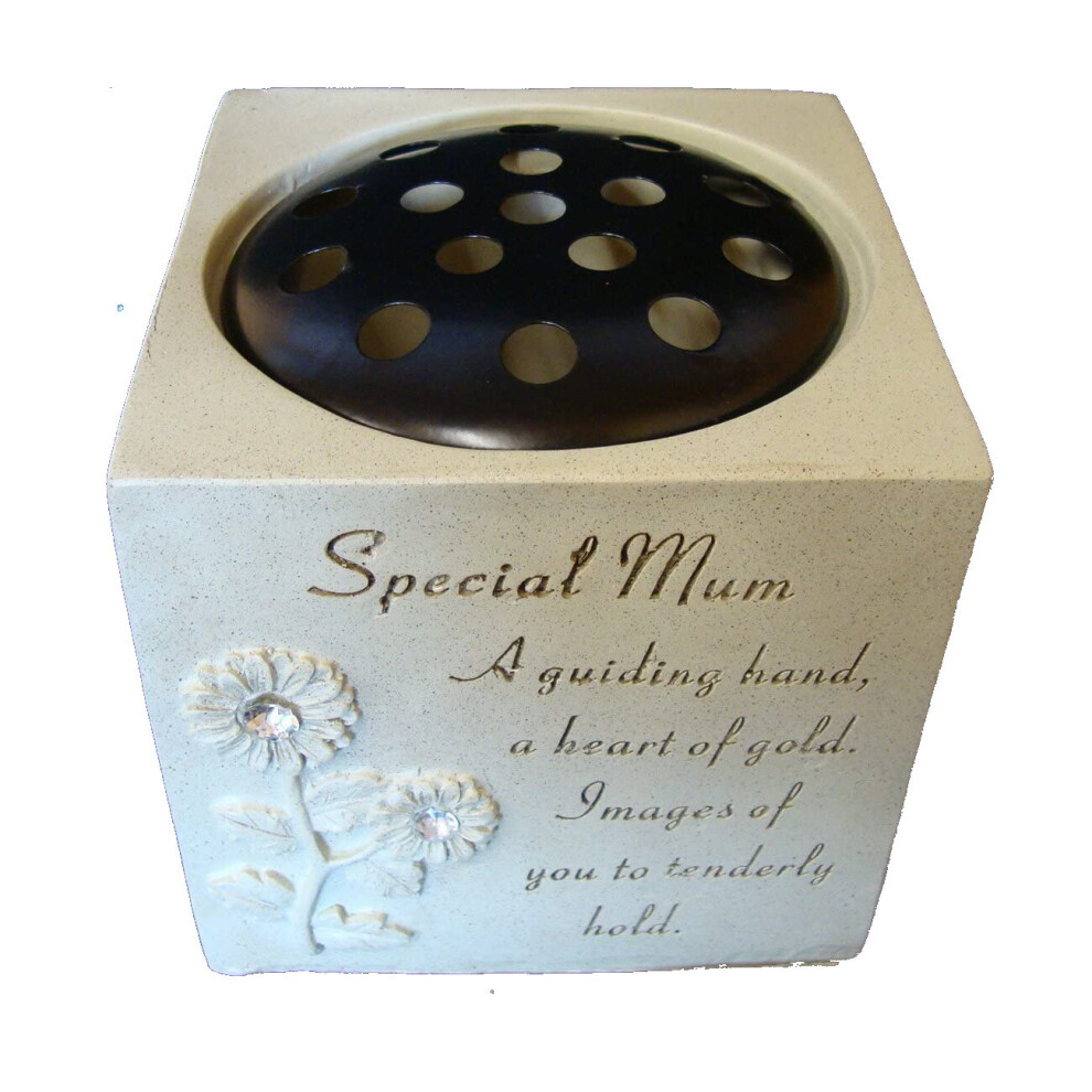 Graveside Memorial Rose Bowl Special Mum Remembrance Ornament