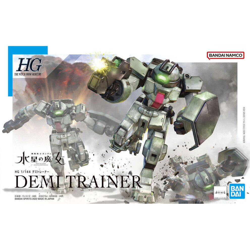 Bandai 1/144 Mobile Suit Gundam Demi Trainer High Grade Action Figure Kit.