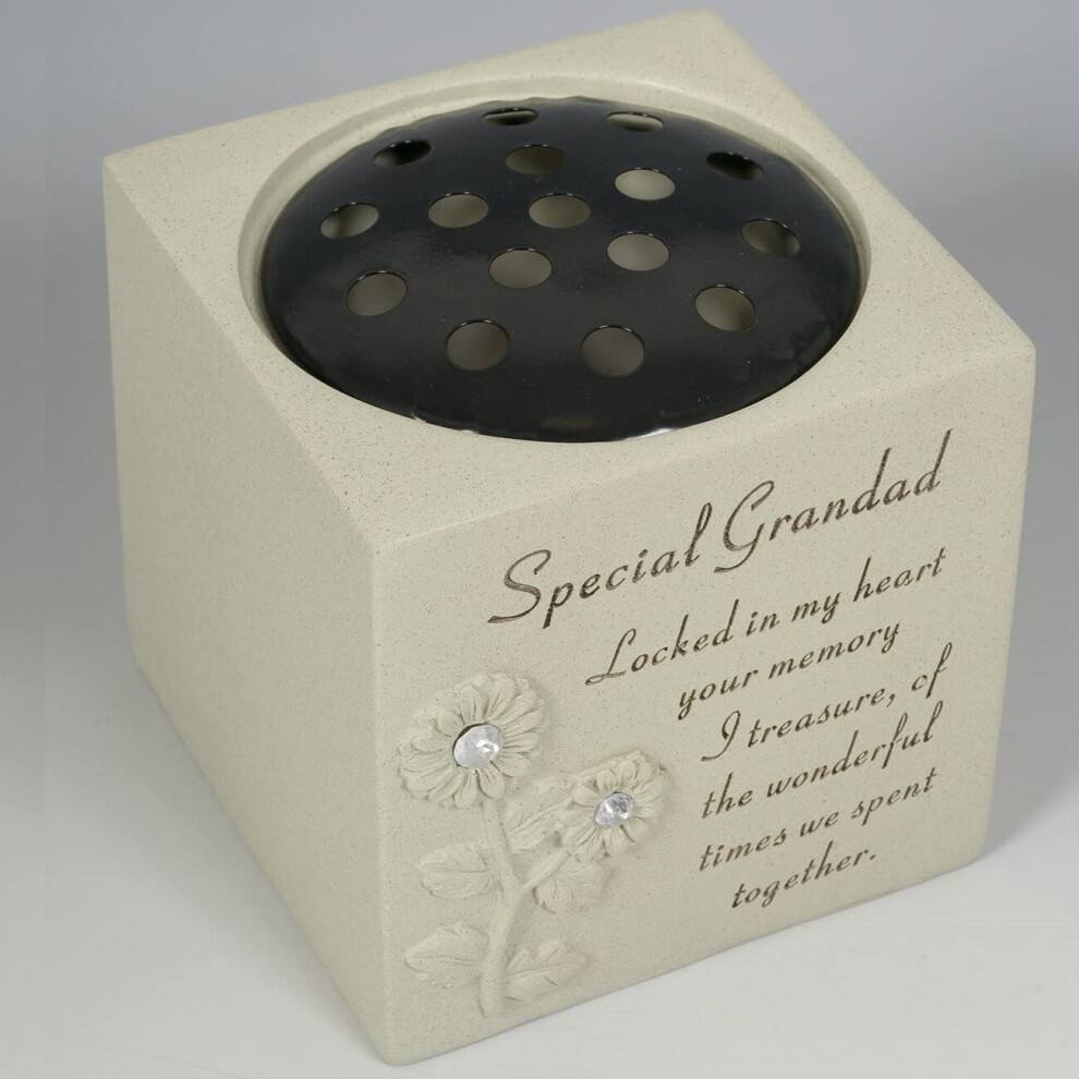 Graveside Memorial Rose Bowl Special Grandad Remembrance Ornament