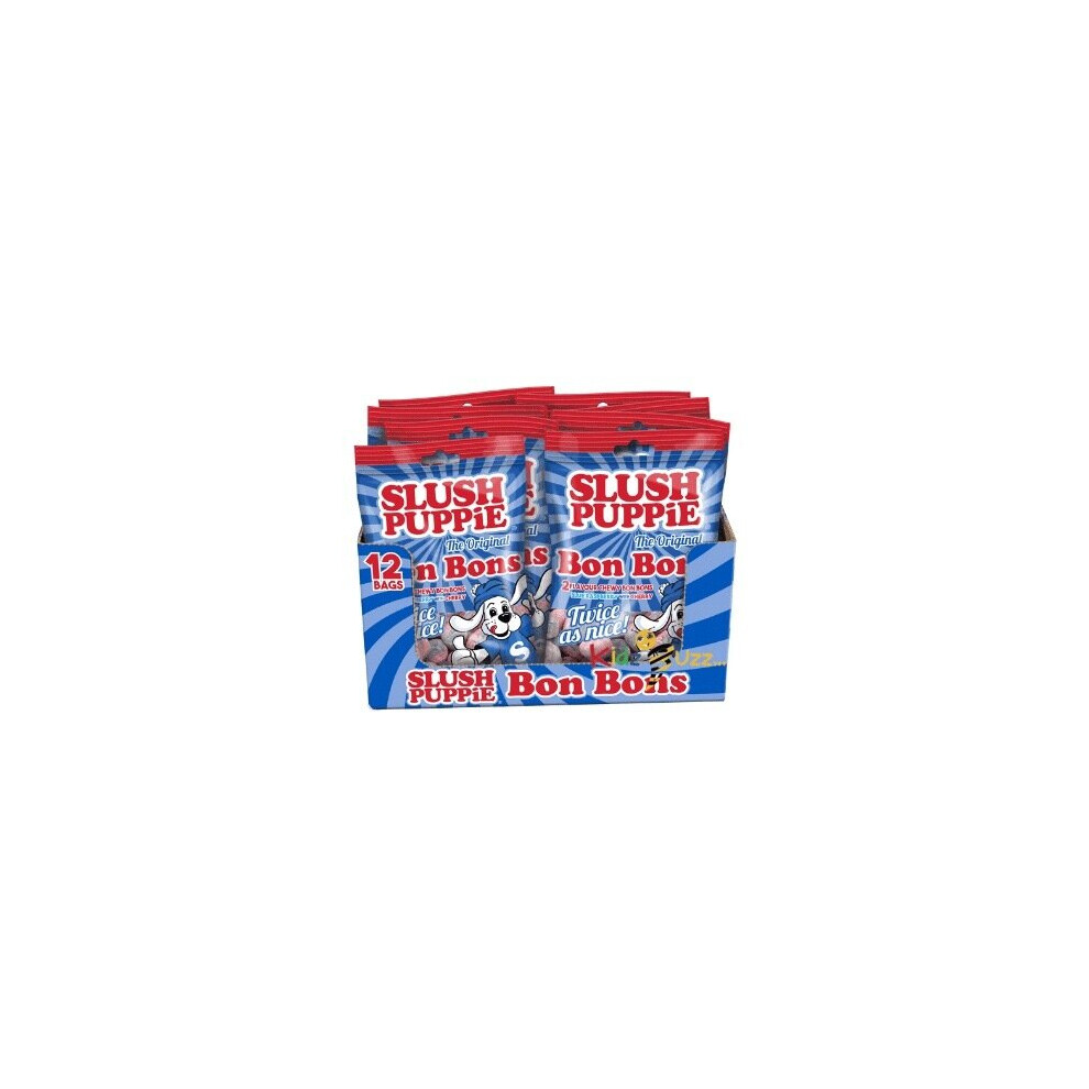 (Pack Of 12) Slush Puppie Blue Raspberry, Cherry Bons 1Ã12Ã115g