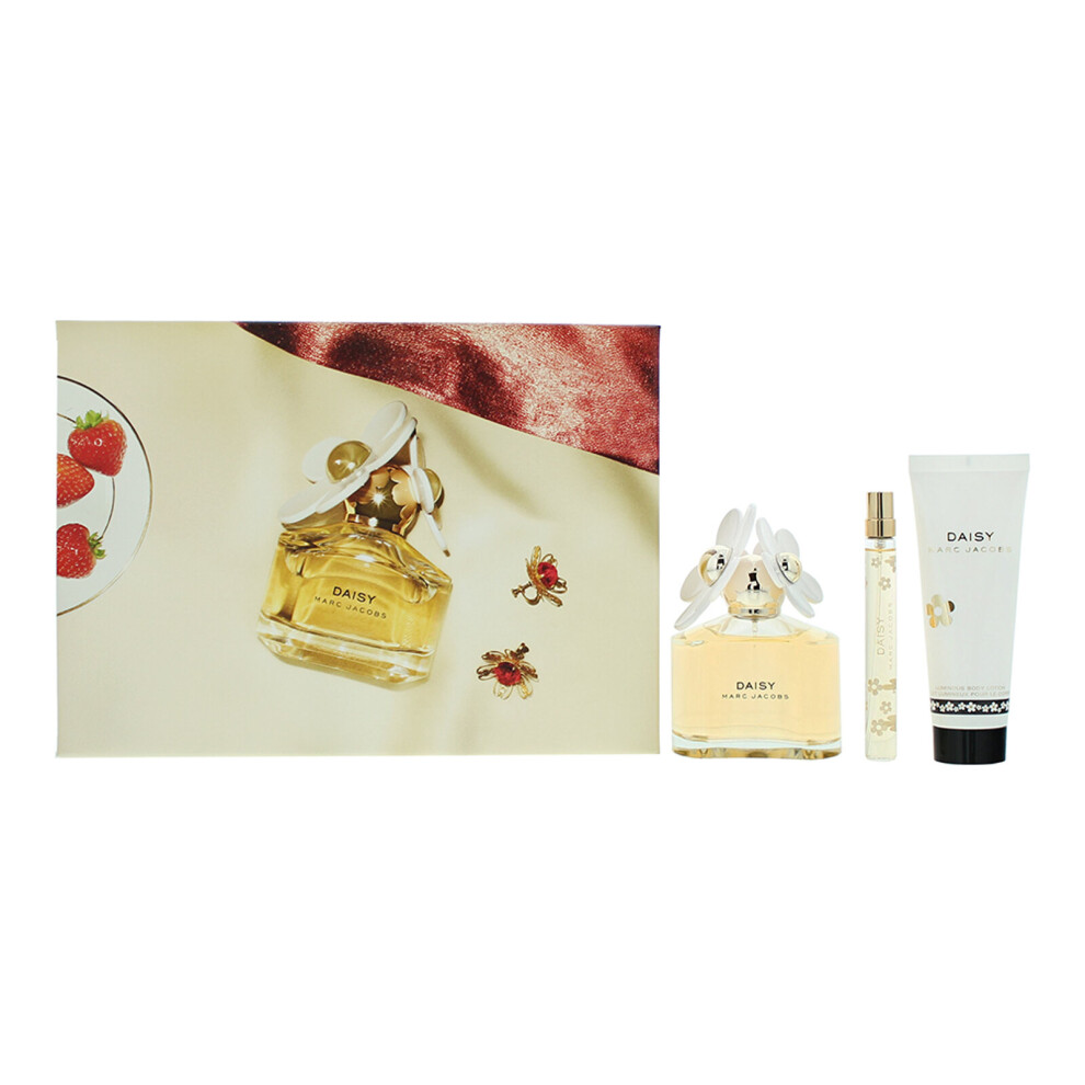 Marc Jacobs Daisy 100ml EDT & 10ml EDT + Body Lotion 75ml Gift Set
