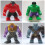 Avengers Incredible Hulk X 4 Super Heroes Mini Action Figures Fit lego 1