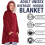 (One Size, Red) Men Ladies Oversized Hoodie Plain Snuggle Blanket 4