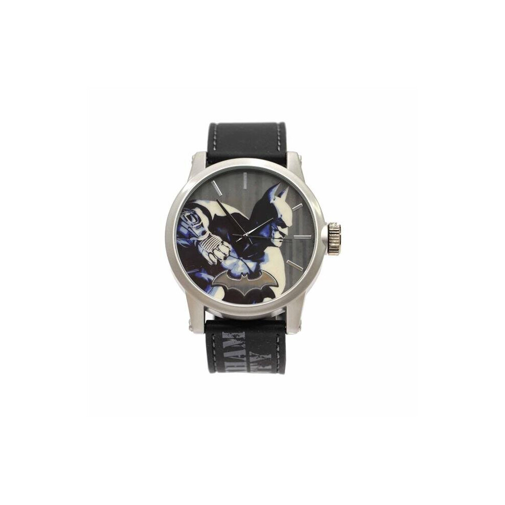 Batman 855424 Batman Arkham City Watch with Rubber Straps