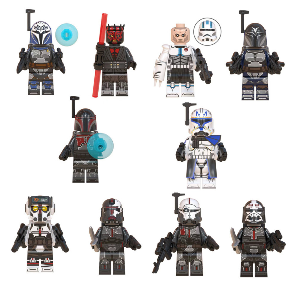 (Style c) 10pcs Star Wars Clone Soldiers Mini Doll Gifts Children's Gifts Suitable fit Lego