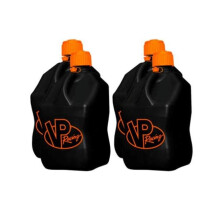 VP Fuel Containers VPF3852-CA-CASE 5.5 gal V-Twin Square Motorsports Jug - Black - Case of 4