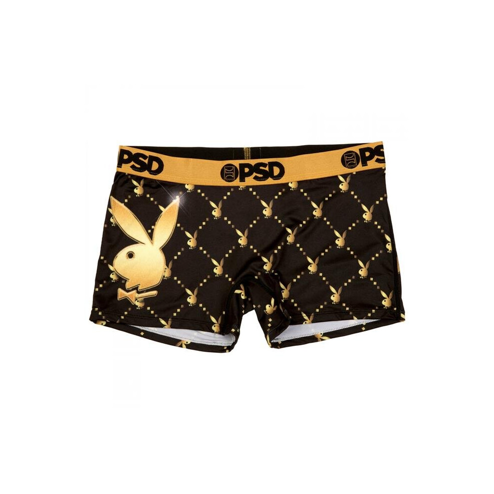 Playboy 853844-medium Playboy Monogram Luxury PSD Boy Shorts Underwear - Medium