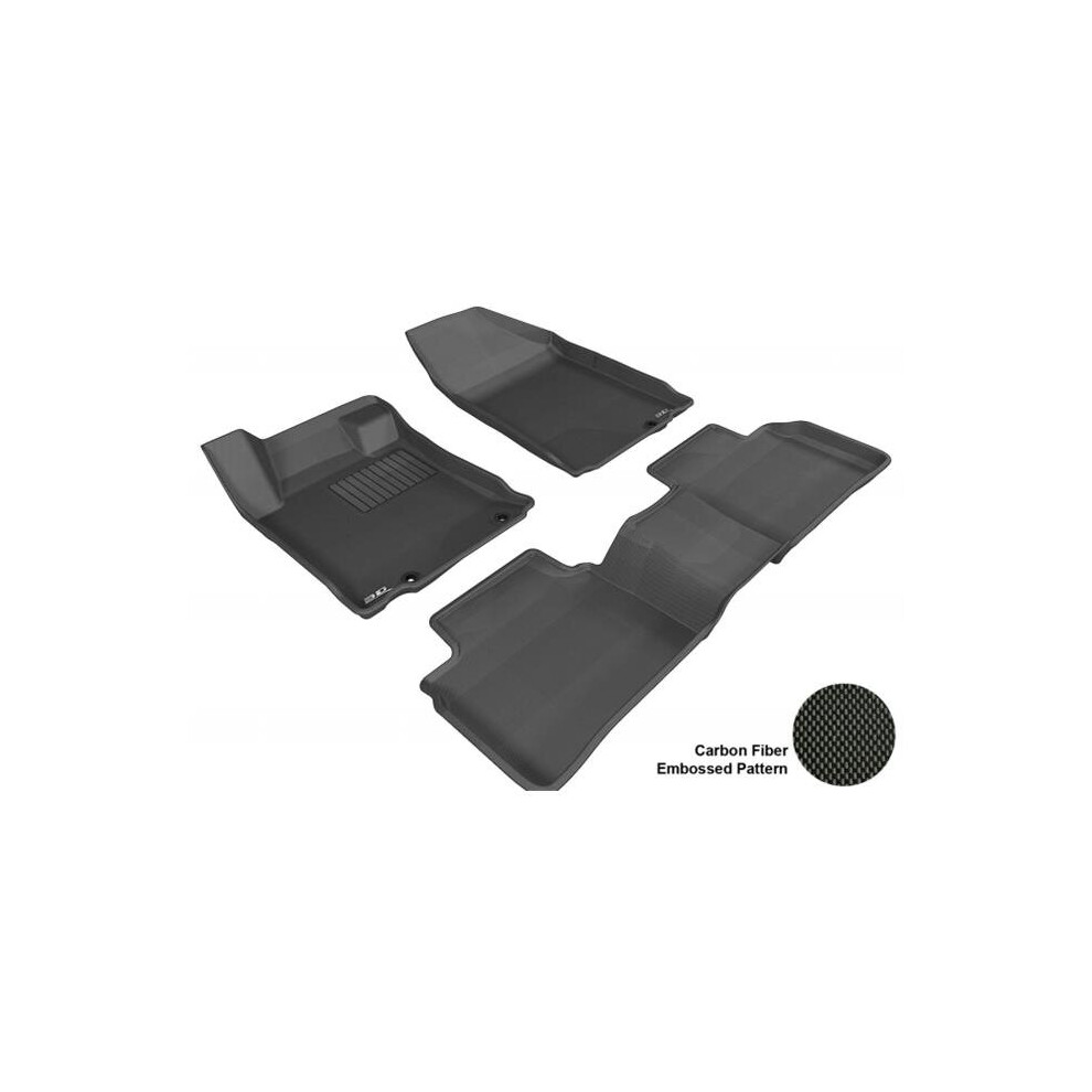 3D Maxpider L1ns05701509 Nissan Altima 2013-2014 Sdn Kagu R1 R2 Floor Mat Black 842132054663